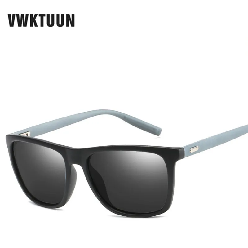 VWKTUUN солнцезащитные очки мужские поляризованные солнцезащитные очки мужские прямоугольные очки мужские s наружные спортивные