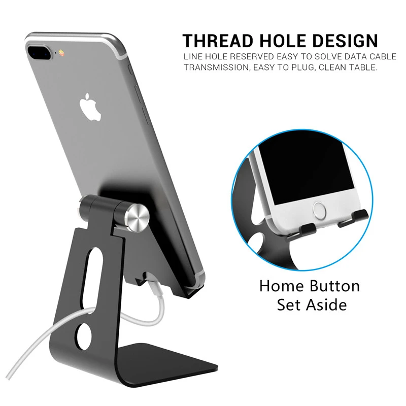 

Universal Phone Bracket Adjustable Phone Stand Holder for iPhone Xs Max 8 Plus Foldable Table Stand For Samsung S8 Xiaomi Huawei