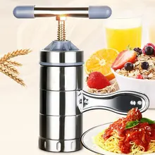 Нержавеющая сталь Бытовая маленькая ручная машина для прессования Макарон лапши ручной прибор для лапши производители кухонных принадлежностей