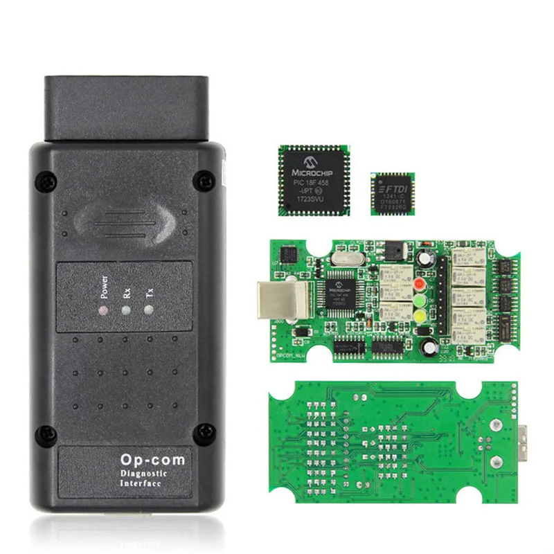 

V1.95 2014V With Pic18F458 Ftdi Ft232Rq Chip Obd Obd2 Diagnostic Tool For Opel Op Com Can Bus Diagnostic Cable