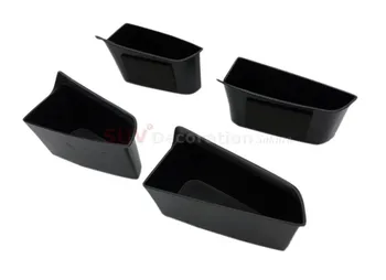 

Accessories NEW!! For Audi A3 8V 2014 - 2016 Inner Front + Rear Door Armrest Storage Box Pocket 4pcs