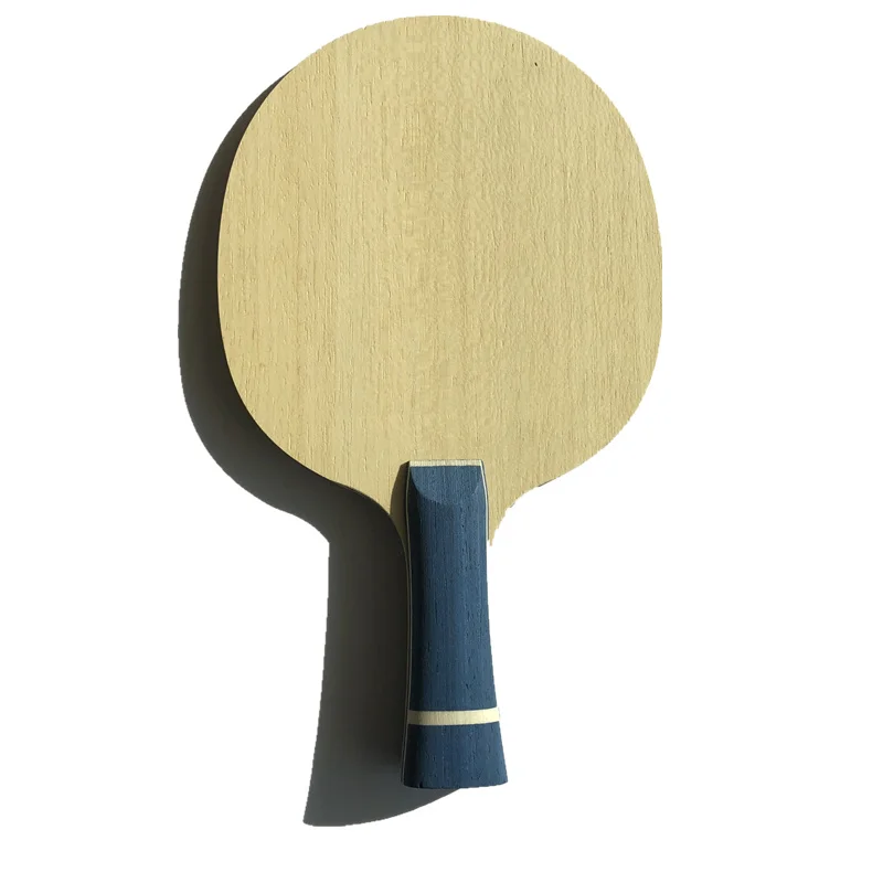 horizontal grip long handle table tennis racket only blade 5 layers