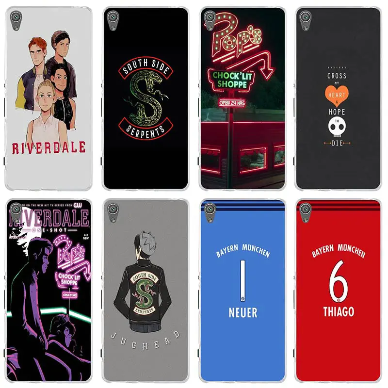

For Sony Xperia E3 E5 T3 M2 M4 M5 XA XZ Z Z1 Z2 Z3 Z4 Z5 Compact Soft Phone Cases American TV Riverdale Painted