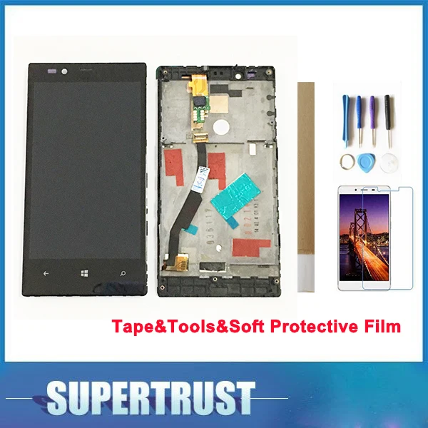 

1PC/Lot 4.3"For Nokia Lumia 720 N720 With Frame LCD Display+Touch Screen Digitizer Assembly Black Color High quality With kit