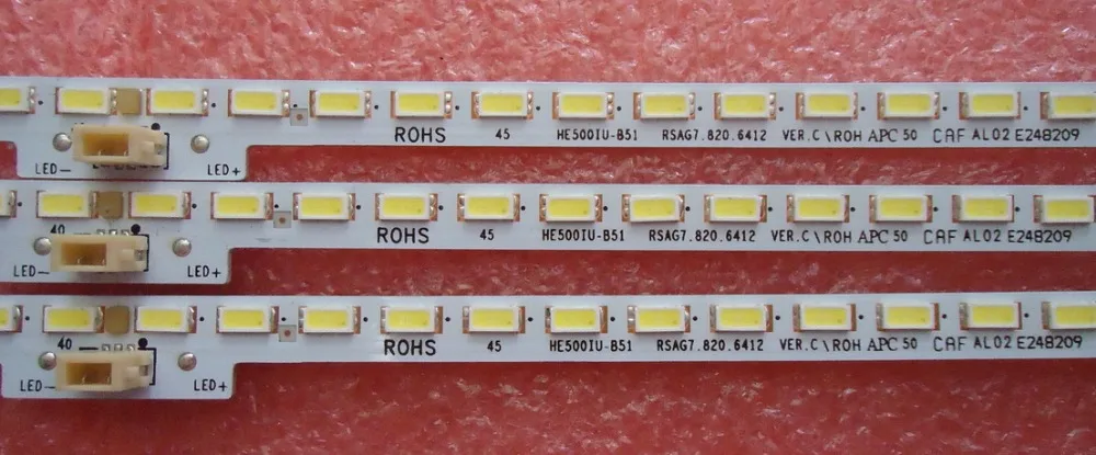 

led backlight screenLED50K5500US RSAG7.820.6412 HE500IU-B51/S0 article lamp 1pcs=80led 544mm