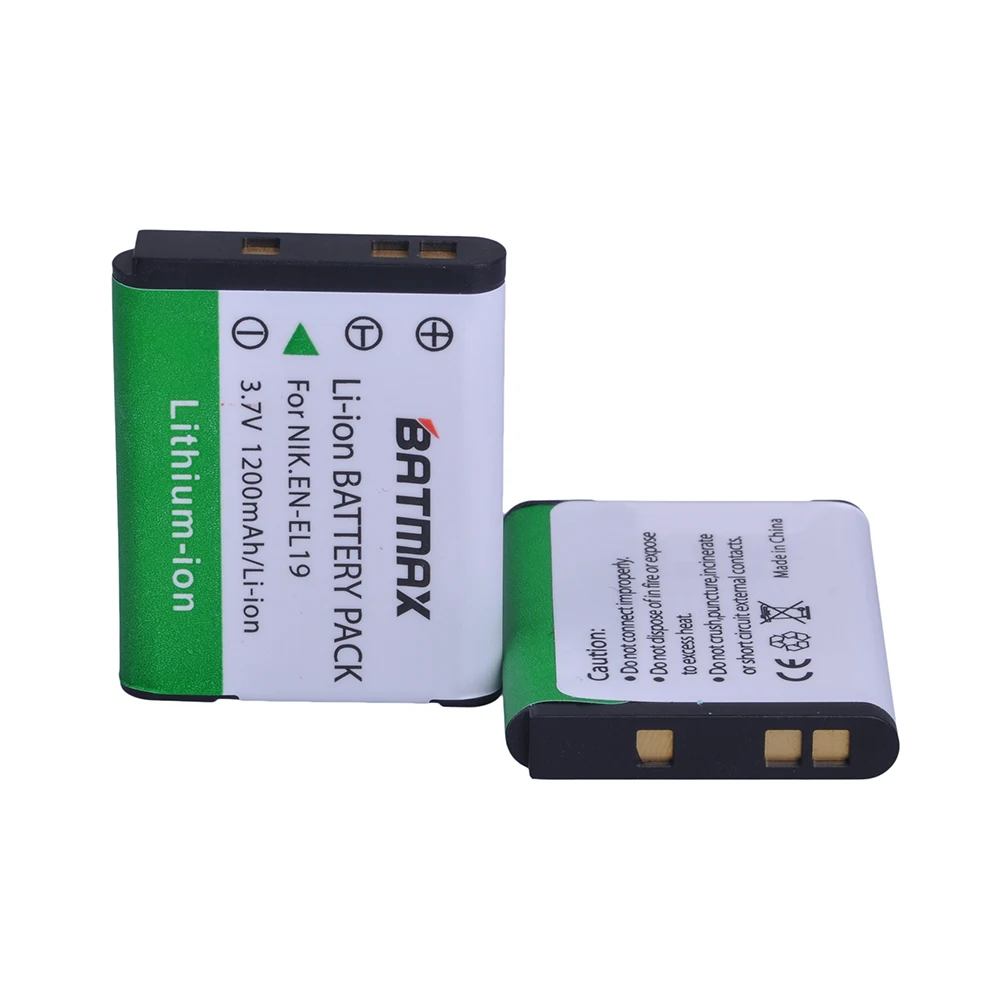 3 шт. аккумуляторные батареи для камеры Nikon S2500 S2600 S2700 S3100 S3200 S3300 S3500 S4100 S4150 S6500|battery for