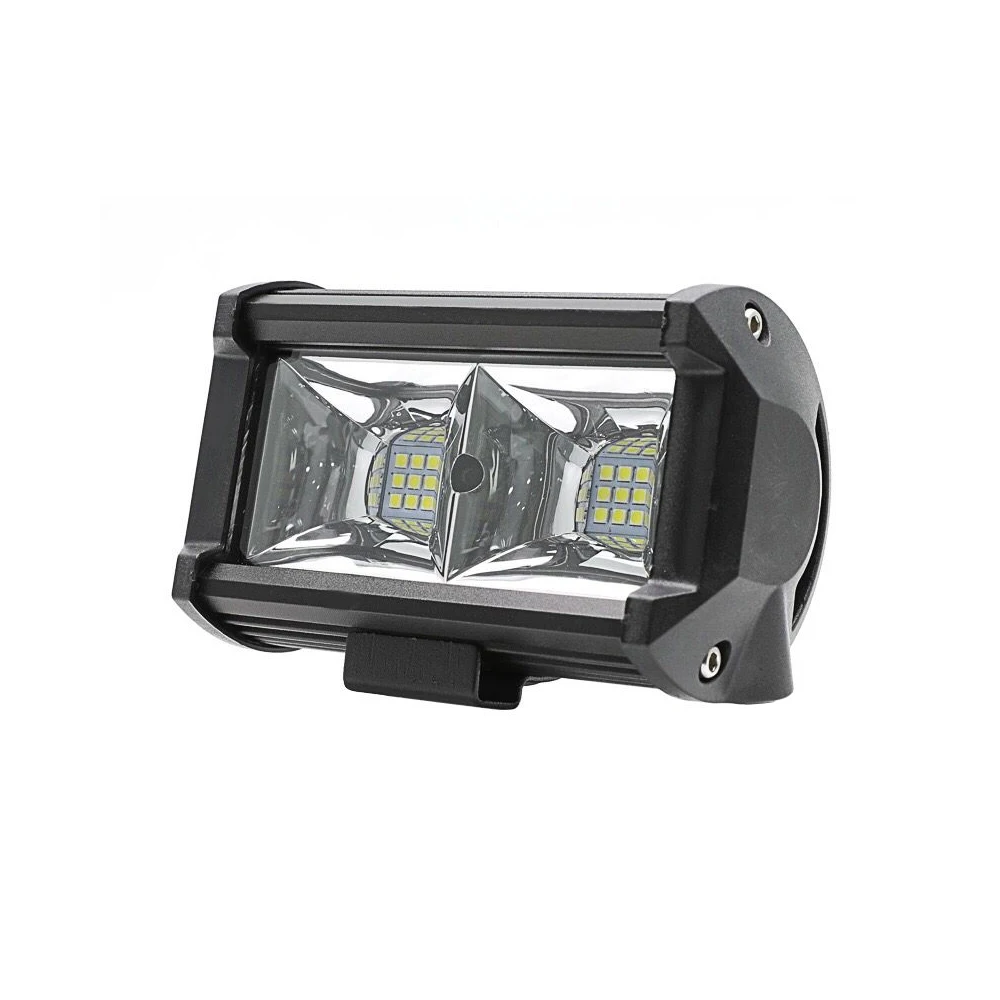 72W LED Work Light 12V Light Bar LED Lamp Auto Fog Lamps for Tractor Boat OffRoad Car Truck SUV ATV Motorcycle With Wiring (3)