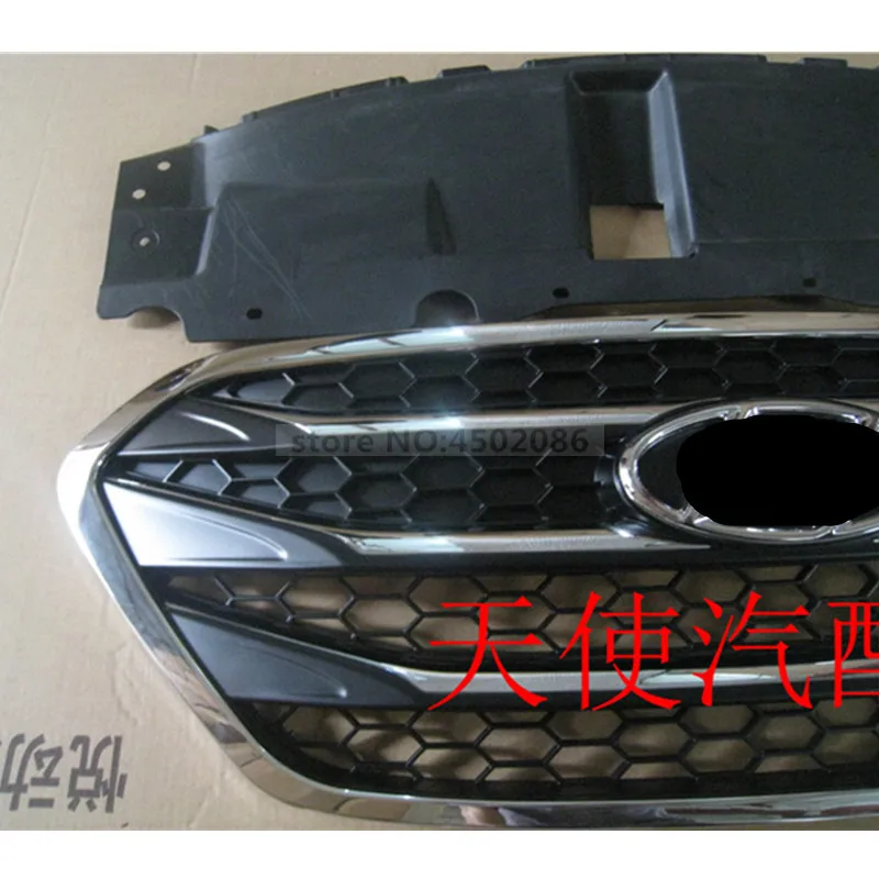 Для hyundai ix35 2012 Высокое качество ABS Хром Передняя решетка ремонт вокруг отделки решетки гонки