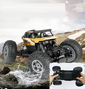 

4WD Electric RC Car Rock Crawler Remote Control Toy Cars On The Radio Controlled 4x4 Drive Off-Road Toys For Boys Kids Gift