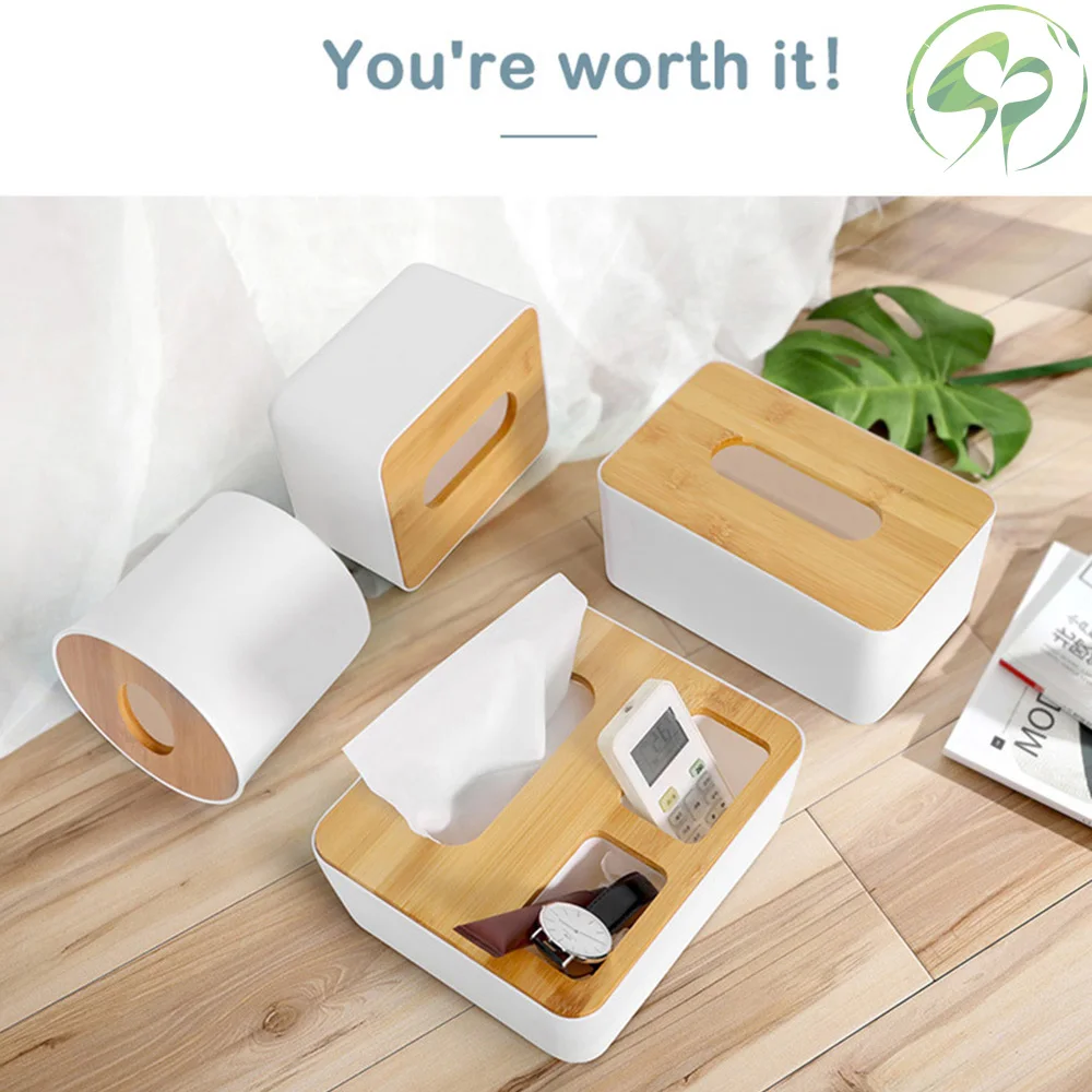 Modern Style Wet Tissue Rack Tissue Box Storage Box with Dust Cover for Home Office Use for Home Kitchen Bathroom Supplies