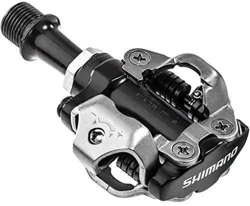Компактный велосипед SHIMANO PD M540 хромированный мольный и алюминиевый для езды на