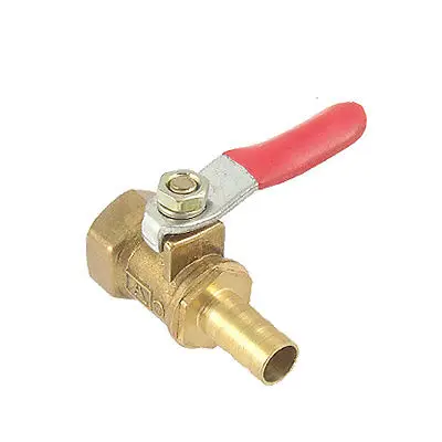 1pc Pneumatic Fitting Handle Lever Ball Valve Thread 1/2&quot PT 1/4&quot 3/8&quot PT- Hose Tail OD6/8/10mm | Обустройство дома