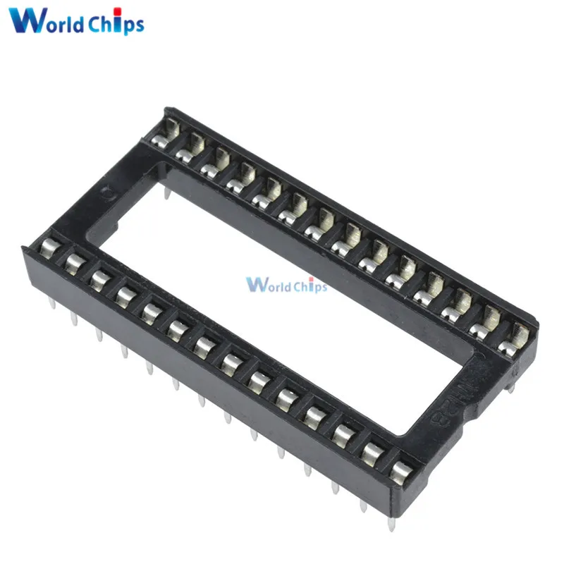 

10PCS 28 pins wide DIP IC Sockets Adaptor Solder Type Socket