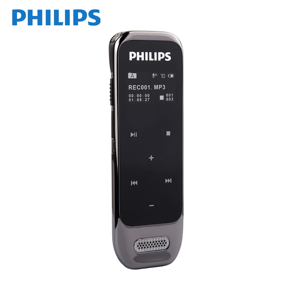 Оригинальный диктофон PHILIPS для Звукозаписи С usb кабелем беспроводным микрофоном