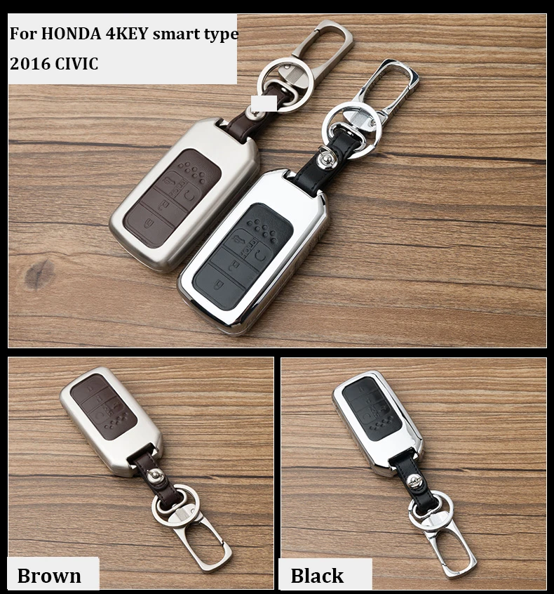 ShinMan цинковый сплав пульт дистанционного ключа крышка ключ оболочка для автомобиля ключ чехол для Honda Spirior Civic Odyssey Accord HRV CRV City Crosstour