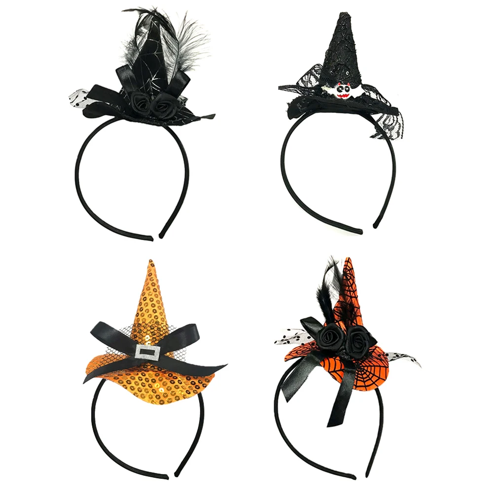4pcs/lot Halloween Headband Hair Band Kids Adults Birthday Party Hair
