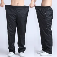 Европа и Единица мужские плюс удобрения весенние свободные прямые брюки Слаксы Брюки ореховые дышащие сетчатые подкладка L-6xl