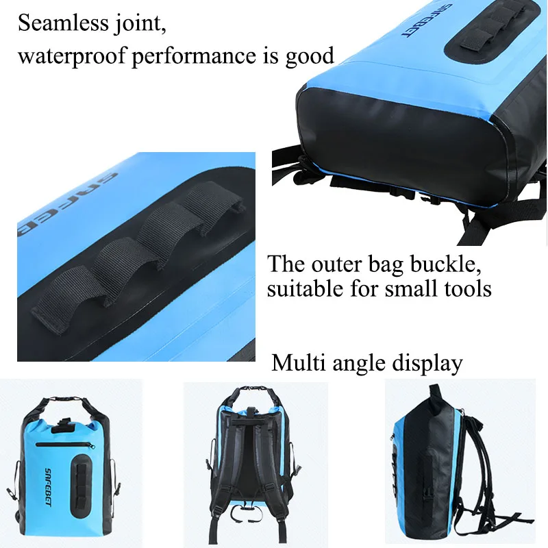 Waterproof bag 45L Bag Natural hiking Outdoor Waterproof backpack Drifting Snorkeling Swimming Diving Storage Bag Drifting Bag Waterproof bag 45L Bag Natural hiking Outdoor Waterproof backpack Drifting Snorkeling Swimming Diving Storage Bag Drifting Bag
