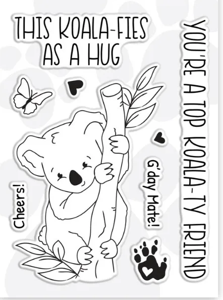 

Koala Transparent Clear Silicone Stamp/Seal for DIY scrapbooking/photo album Decorative clear stamp W1604