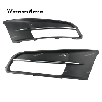 

Pair Front Left+Right Side Foglight Hole Grille Panel Grill For VW Sharan 7N MPV 2011-2016 7N0853665B 7N0853666B