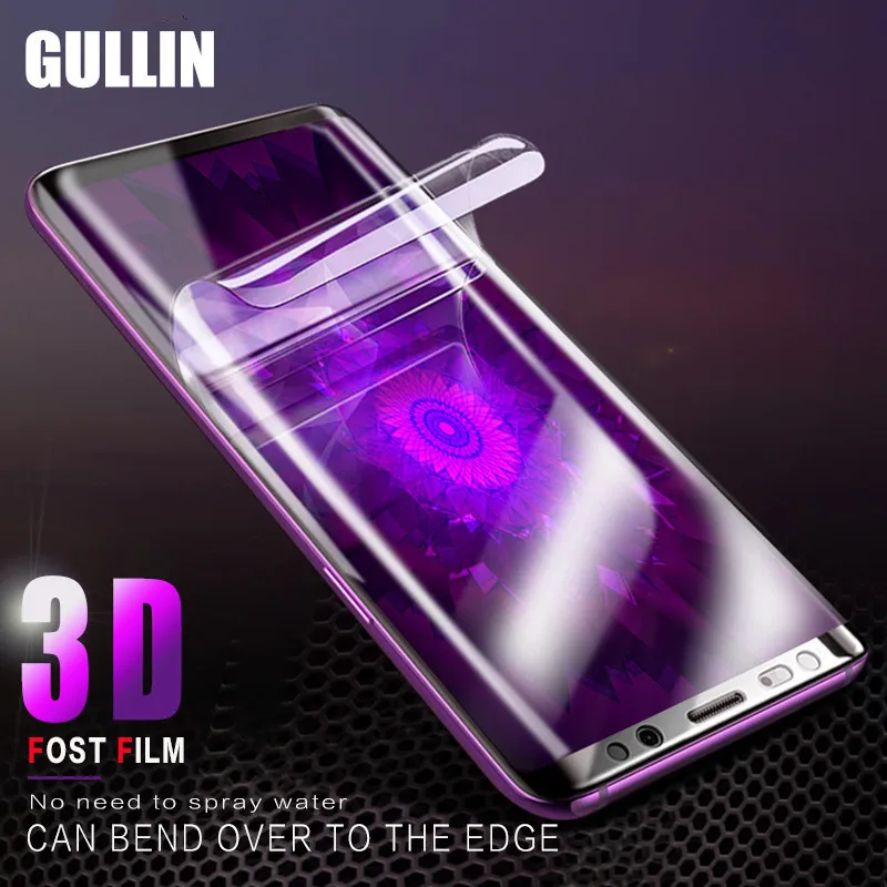 

3D Full Cover Soft Protective Film For Samsung Galaxy S9 Plus S8 Plus Screen Protector For Note 8 S7 S6 Edge Not Tempered Glas
