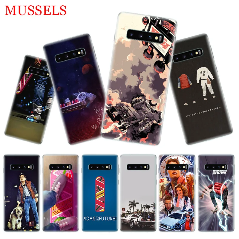 

Back To The Future Phone Case for Samsung Galaxy S10 Plus S10E Lite A50 A70 A30 A10 A20E M20 M10 A20 A80 A40 Cover