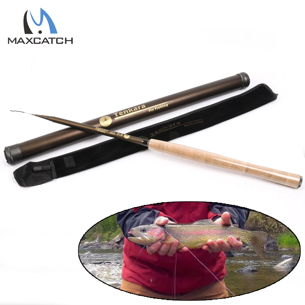 Maximumcatch 13ft Tenkara Fly Fishing Rod 73 Action 9 Segments Super