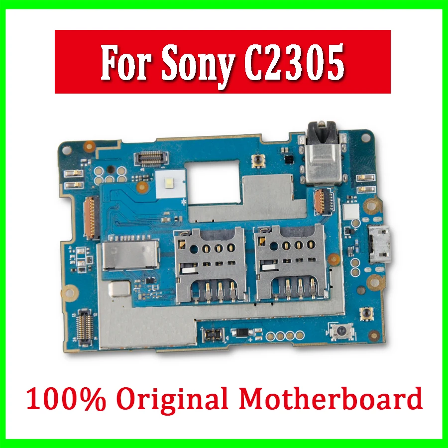 Материнская плата для Sony Xperia C S39h C2305 Полная работа разблокирована материнская с