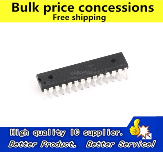 Бесплатная доставка 50 шт./лот фотоэлемент ATMEGA8A ATMEGA8 DIP-28 новый оригинальный IC в
