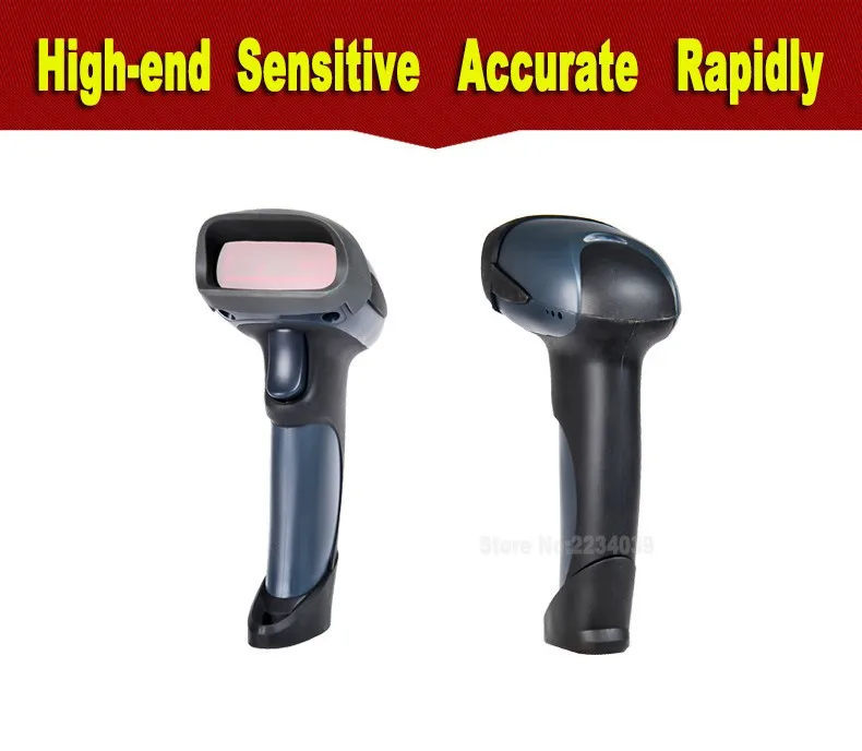 Scanners de Código de Barras sem Fio Scanner de Código de Barras Scanner a Laser de Alta Qualidade para o Mercado Atacado Handheld Leitor Pos Barcode 433 Mhz 5 de barras leitor pos barcode scanner a