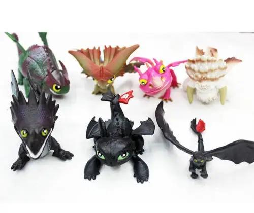 toothless mini dragon figure