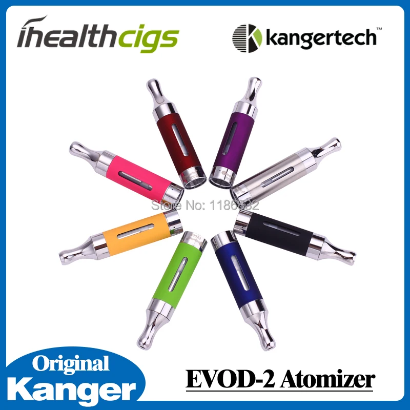 5 шт./много Kanger EVOD 2 распылитель новейший обновленный Evod II clearomizer 1,4 мл огромный vapor EVOD распылитель бесплатная доставка