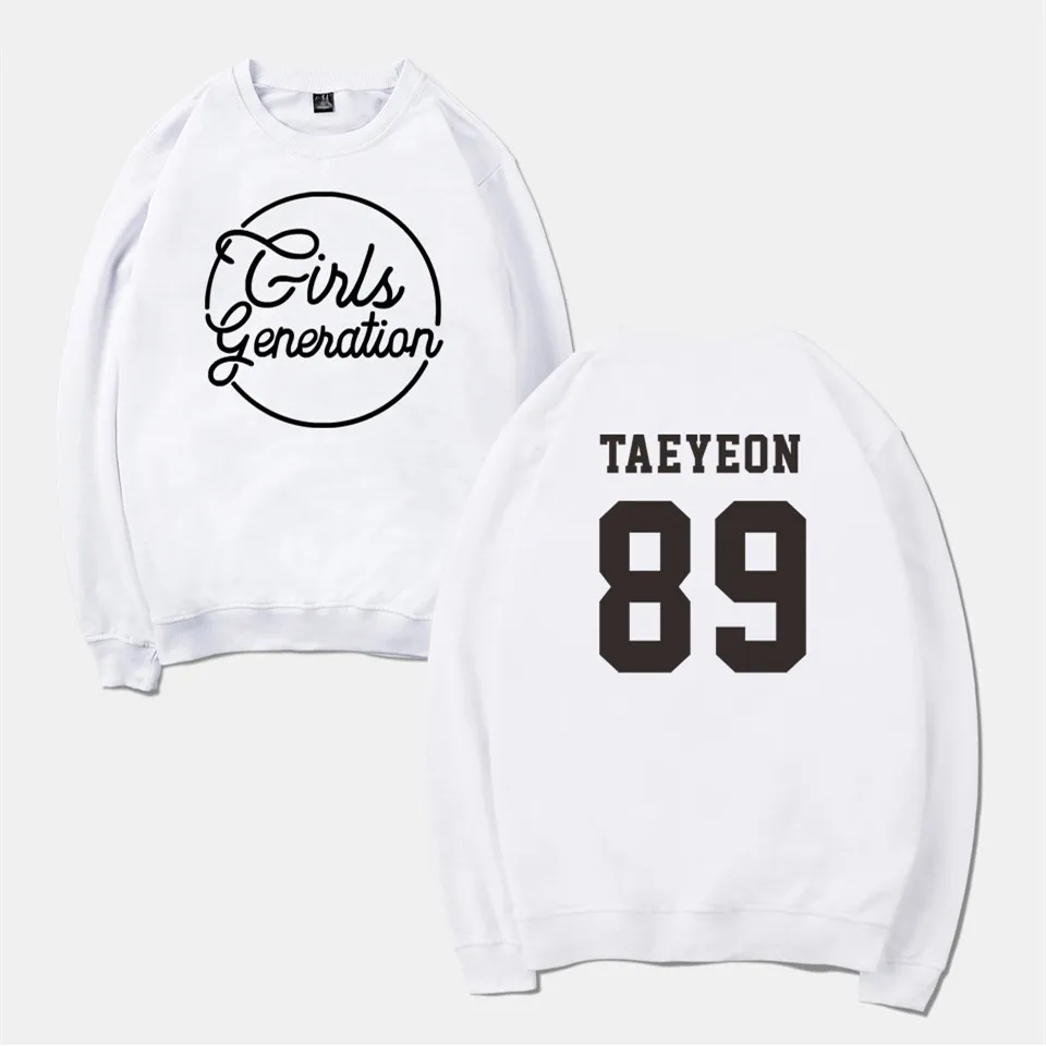 Толстовки с капюшоном Kpop SNSD для девочек поколения 6 альбомов свитшоты женская