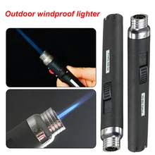 1 шт. Портативный Открытый струи пламени Бутан заправка Зажигалка сварочный Фонарь ручка P0.11
