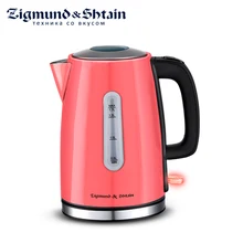 Zigmund& Shtain KE-712 Электрический чайник, Мощность 2200 Вт, 1.7 л, Материал корпуса из нержавеющей стали, Шкала уровня воды, Автоотключение при недостаточном кол-ве воды/ при закипании