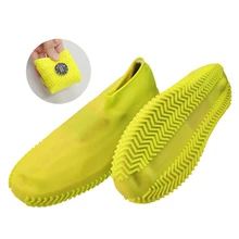 Многоразовые дождевые бахилы водонепроницаемые резиновые противоскользящие дождевые сапоги дождевик силиконовый чехол для обуви эластичные уличные инструменты