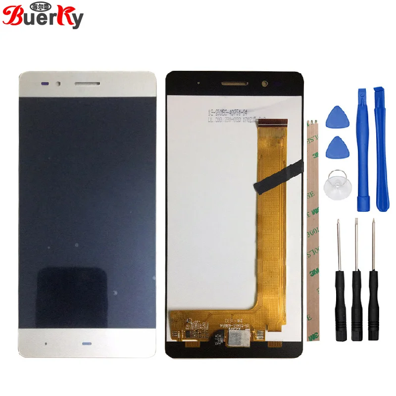 

BKparts 100% Tested For Highscreen Power Ice Evo LCD Display Touch Screen Digitizer Complete Assembly Replacement