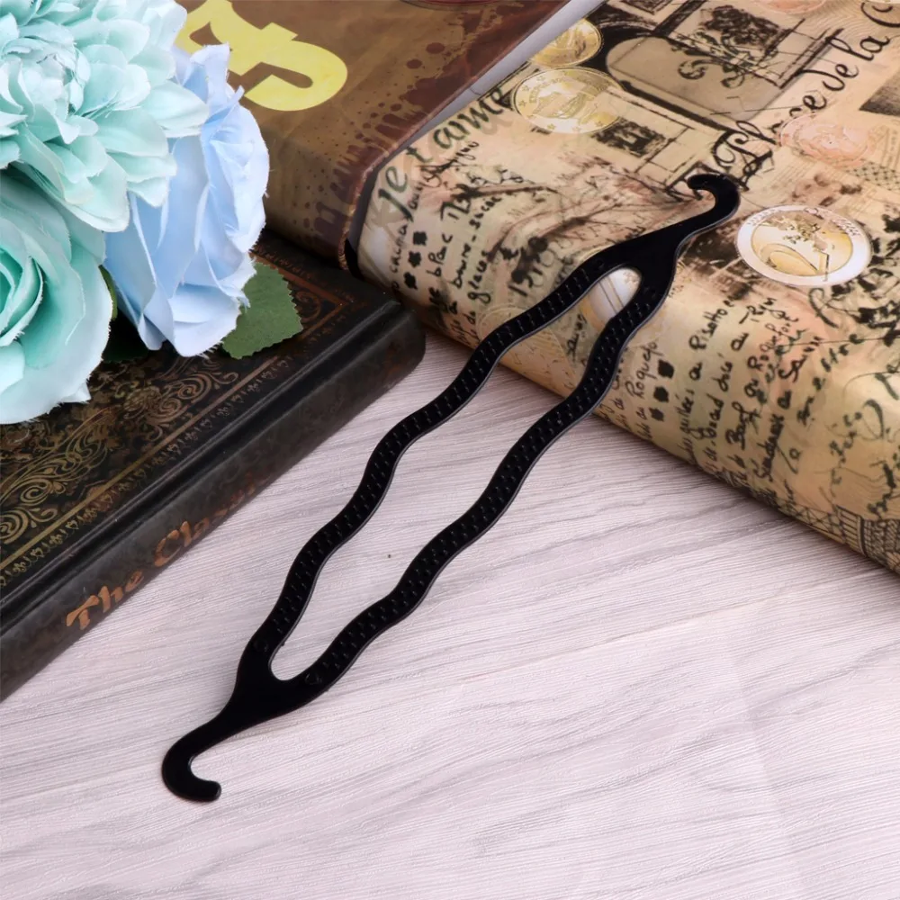 4 Pcs/Set Hair Styling Clip Bun Donut Twist Braid Ponytail Maker DIY Comb Tools Headbands For Girls New 2018