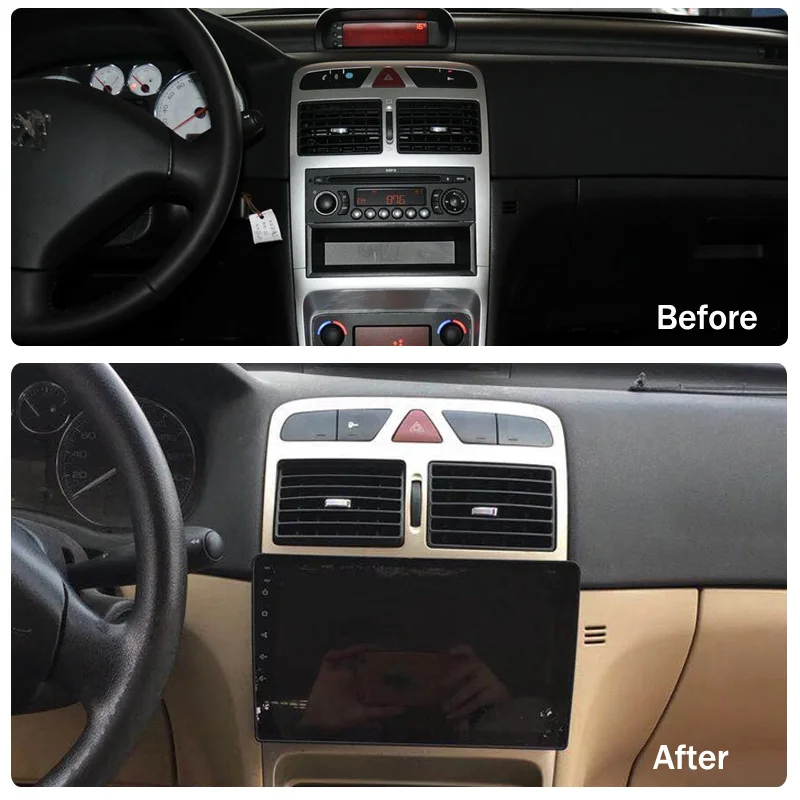  2G RAM 32G ROM Android 8.1 Car DVD Player GPS Navigation Multimedia For peugeot 307 Radio 2004-2013