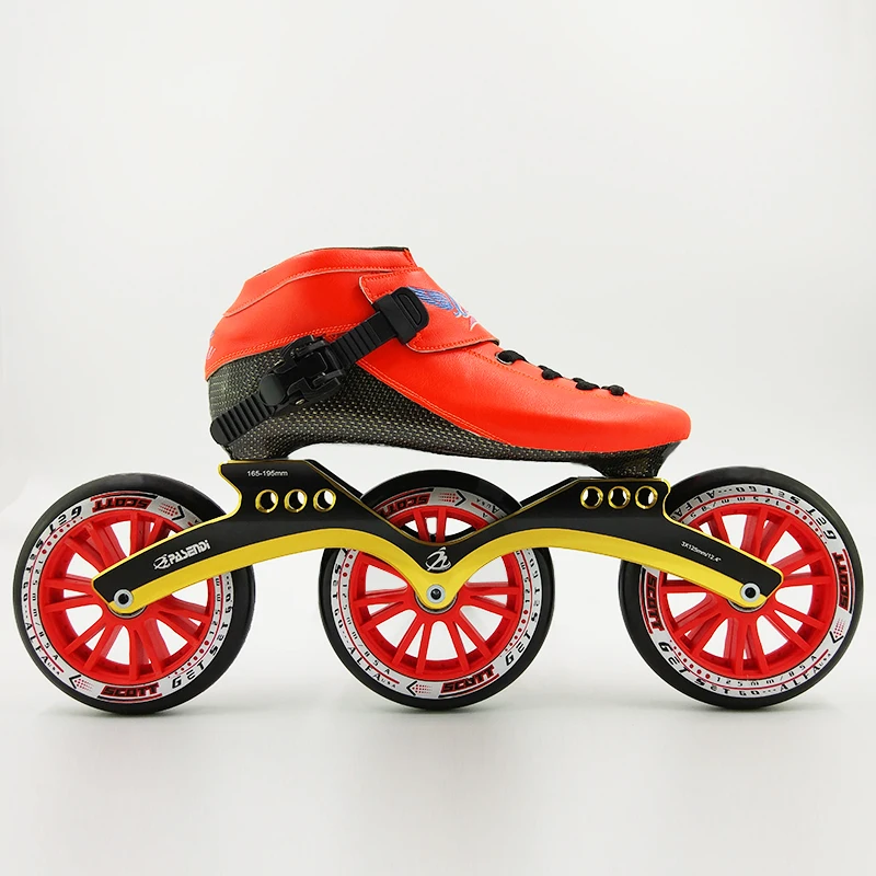 125 мм коньки новые детские роликовые коньки большие колеса полный углерод профессиональная обувь для катания на коньках Мужские роликовые коньки ботинки для взрослых женщин