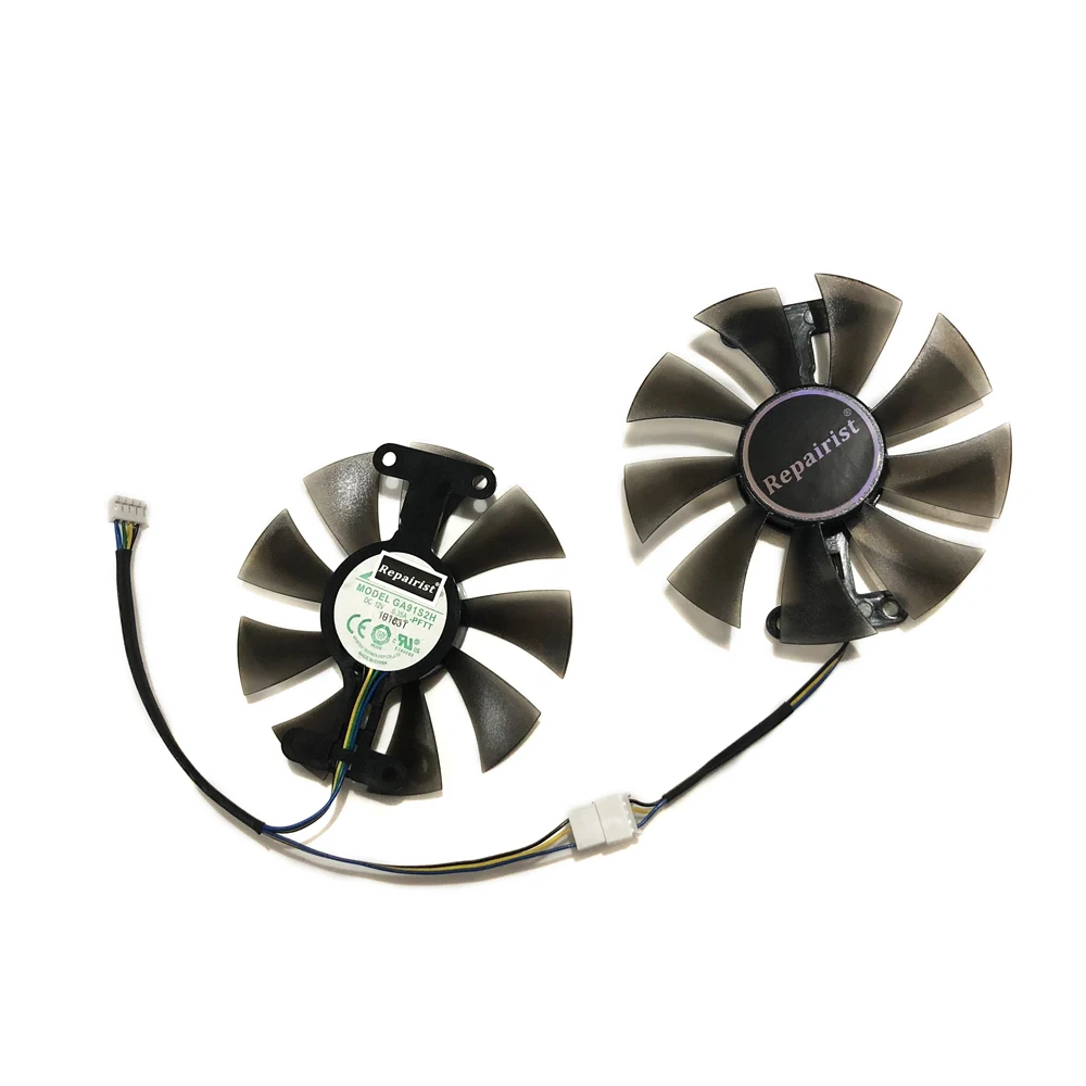 Охлаждение VGA карт 2 шт./компл. GA91S2H GeForce GTX 950 960 1050 охлаждающий вентилятор GPU для ZOTAC