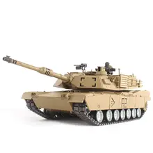 2,4G 1/16 US M1A2 Abrams Радио пульт дистанционного управления боевой танк радиоуправляемая модель танка игрушка