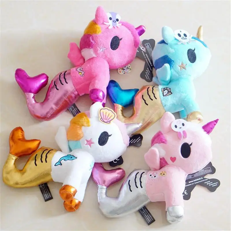 

20cm Kawaii Unicorn Plush Toys Big Stuffed Animal Mermaid Toys For Children Soft Doll Home Decor Lover Kids Birthday Gift