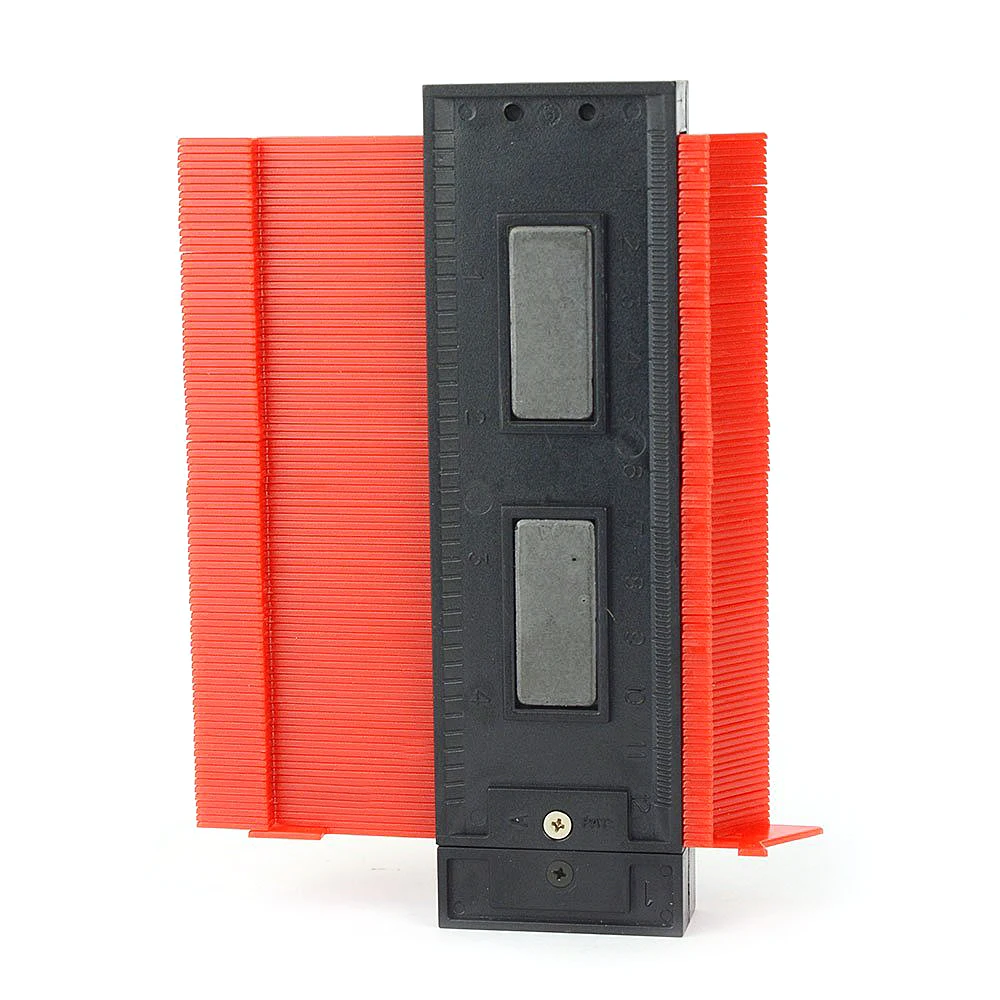 

New Contour Gauge Plastic Profile Duplicator Standard 5" Width Wood Marking Tool Tiling Laminate Tiles General Tool