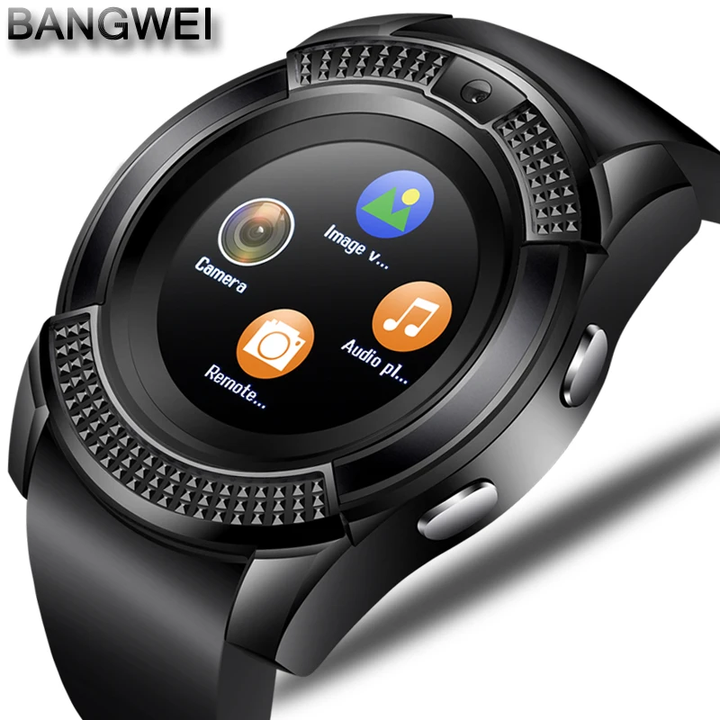 

BANGWEI2018 New Men And Women Sports Smart Watch Sleep Monitoring Bluetooth Music Player Alarm Clock Reminder Couple Watch+Box