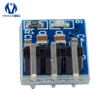 Fuente de alimentación de 5V a 3,3 V, módulo reductor de DC-DC, AMS1117, 800MA, tablero de refuerzo ajustable automático, voltaje de límite de arranque, 5 uds. 2