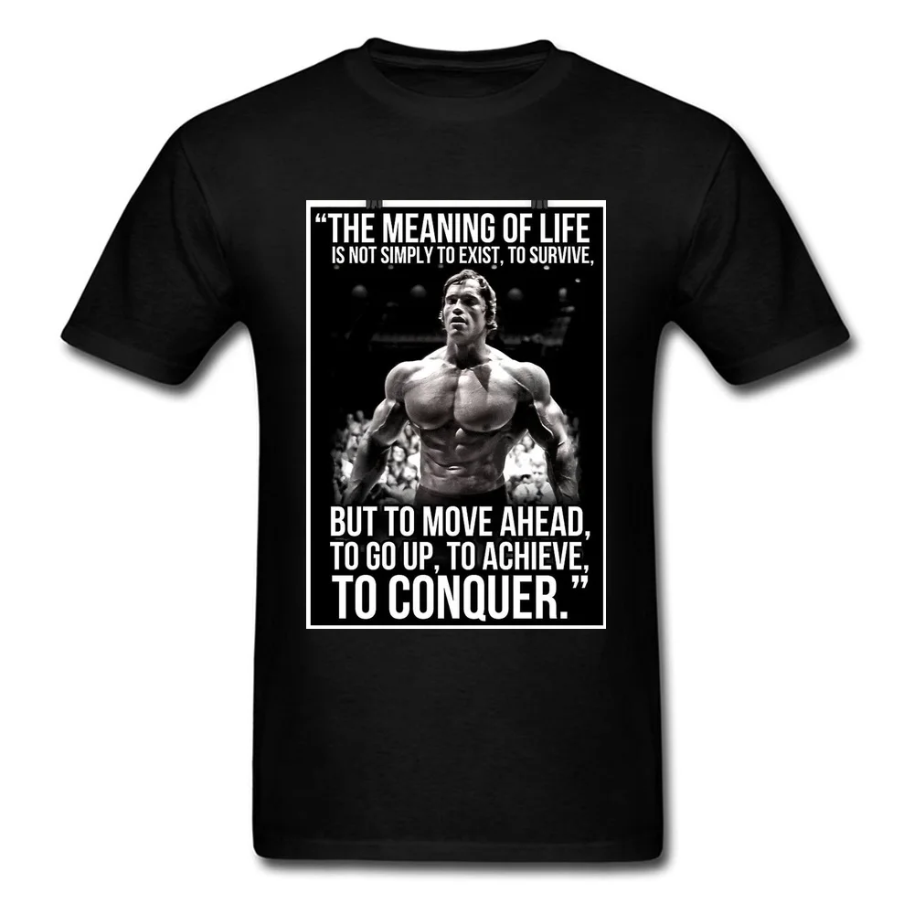 Fashion Men T Shirt Arnold Schwarzenegger Boxer Top T-shirts 100% Cotton Round Collar Short Sleeve Clothing Shirt Leisure Arnold Schwarzenegger Boxer black