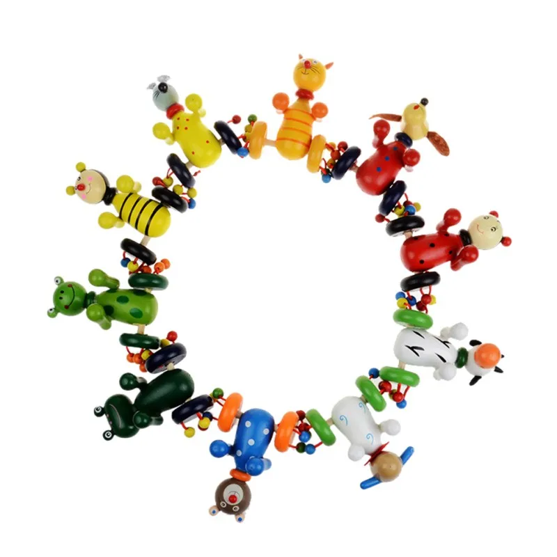 

Baby Child Toys Cartoon Baby Coagent Toddler Child Putting Animals Wooden Puzzle Trolley Toy Kids Gift