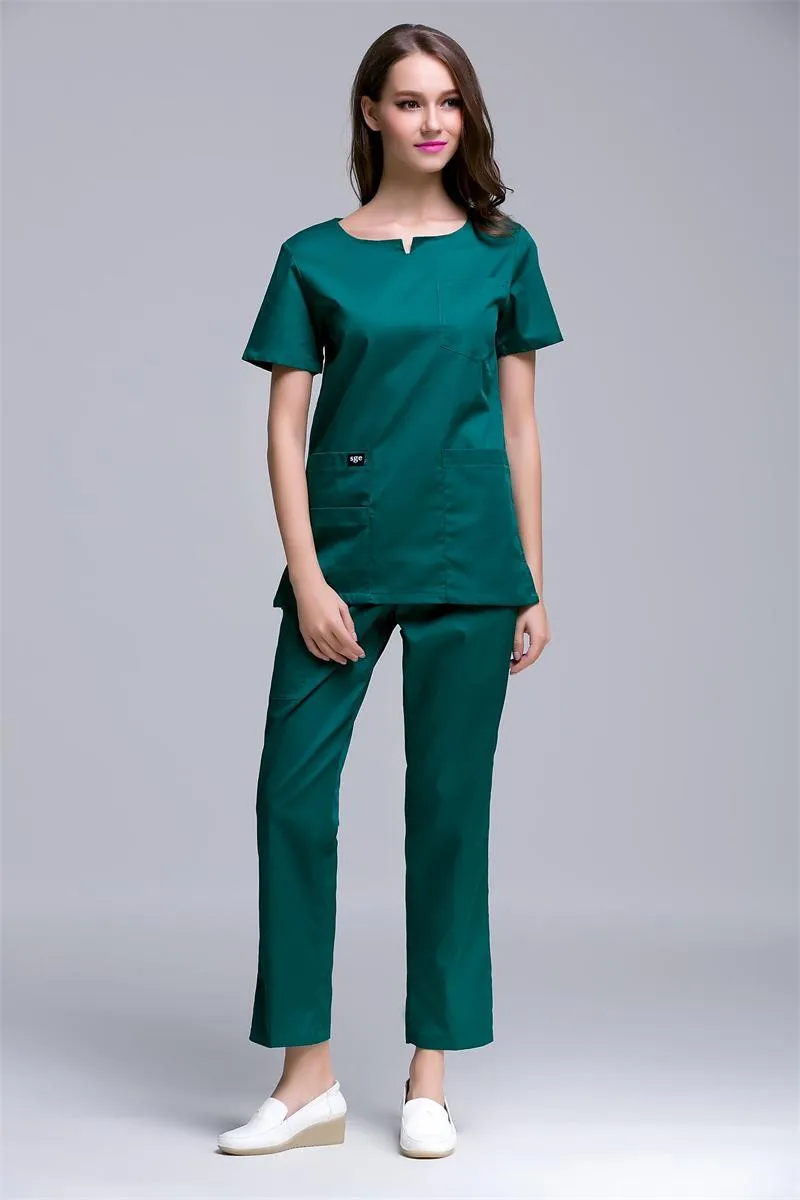 Sanxiaxin летняя с коротким рукавом Хирургическая Одежда оральная красота оральные домашние костюмы врача синий костюм для лаборатории пальто аптека униформа медсестры