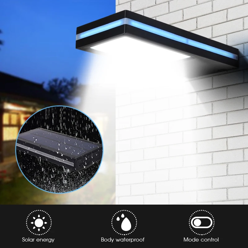 

Waterproof PIR Motion Sensor 144 LED Solar Light Solar Powered Outdoor LED Garden Light Emergency Wall Lamp DC3.7V